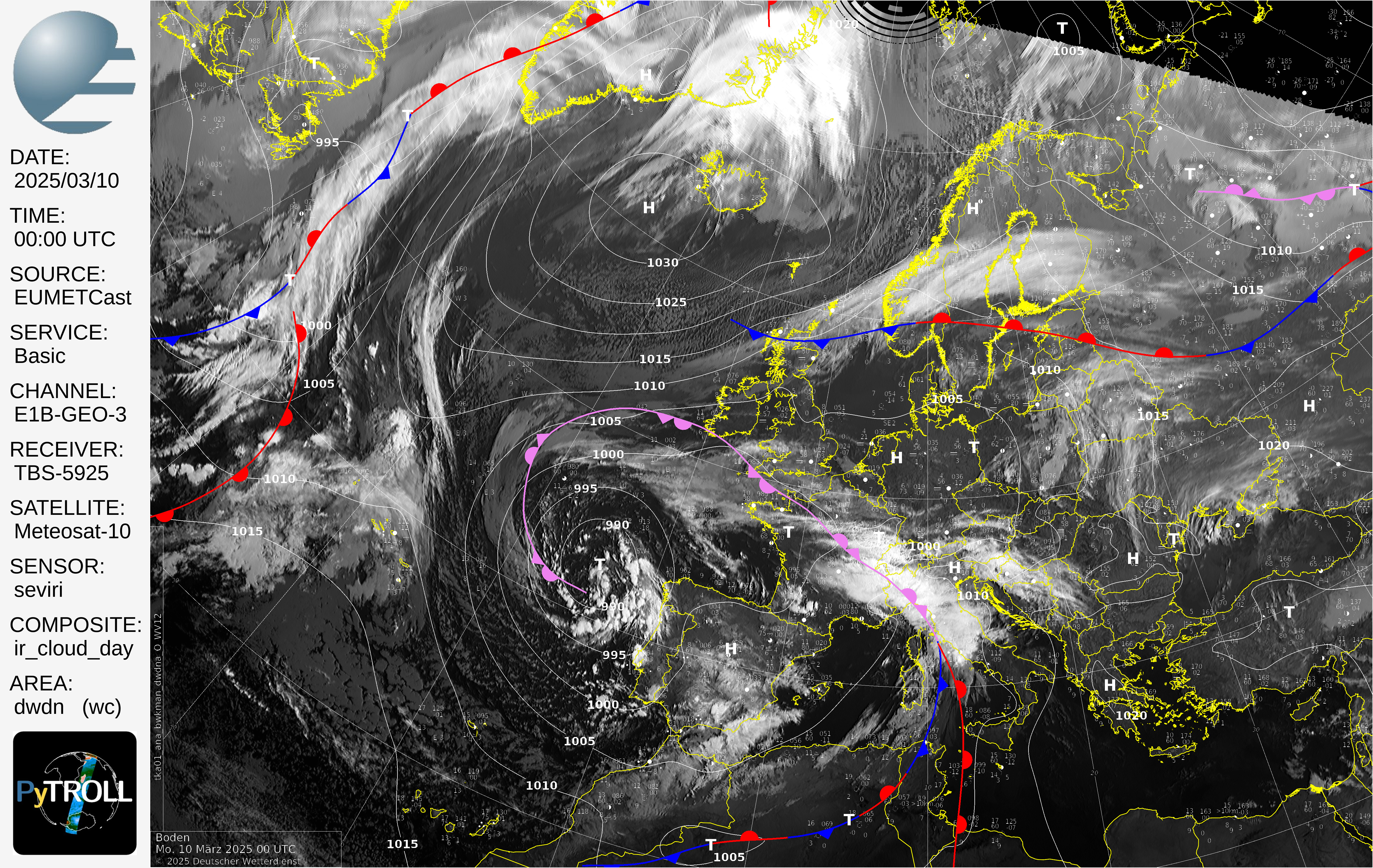 Settimana 10-16 marzo caratterizzata da instabilità atmosferica sull’Italia.